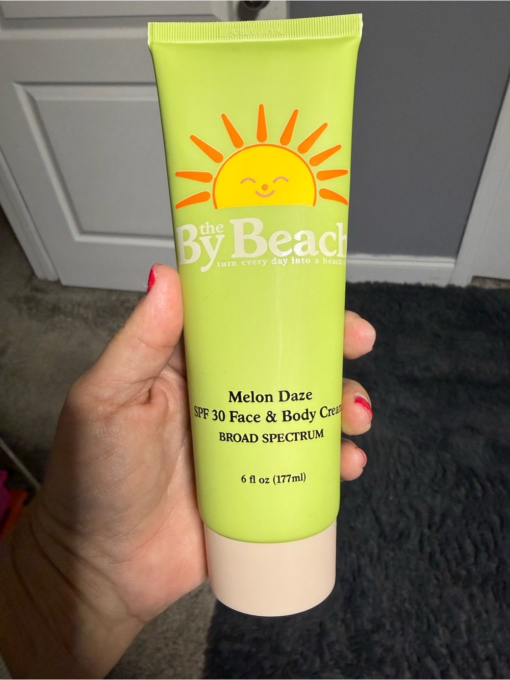 the By Beach Melon Daze SPF 30 Face & Body Cream - Lime Green